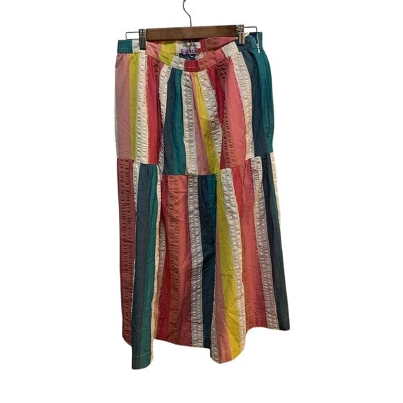 Emily and Fin “Iona” skirt maxi vertical striped Le Soleil line - Picture 3 of 7
